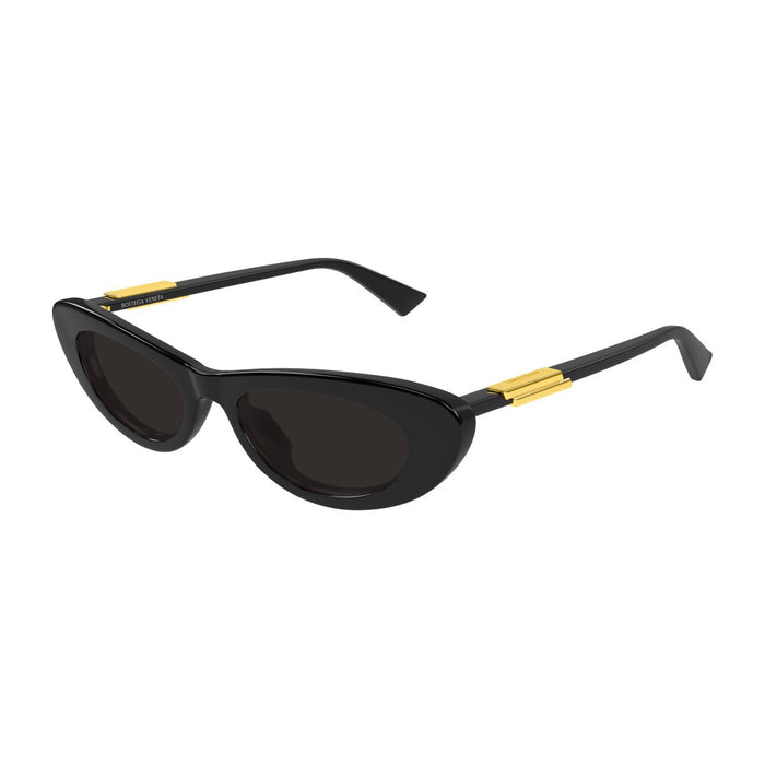 Bottega Veneta Bv1447s Linea Ribbon Black Acetato Riciclato Sunglasses
