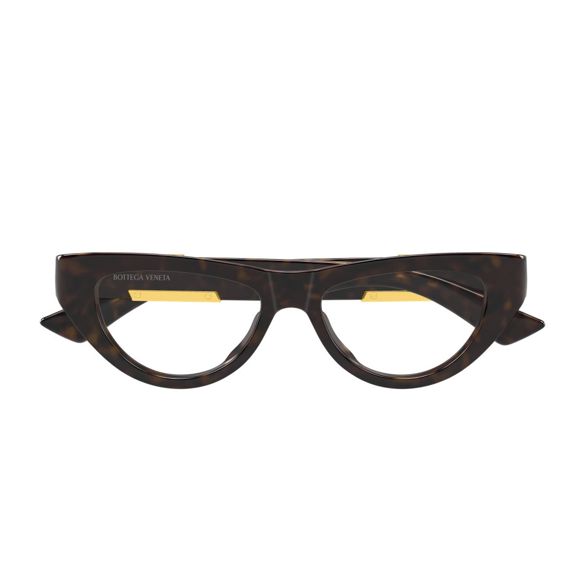 Bottega Veneta Bv1454o Linea Ribbon Havana Bio-inettato Optical Frames