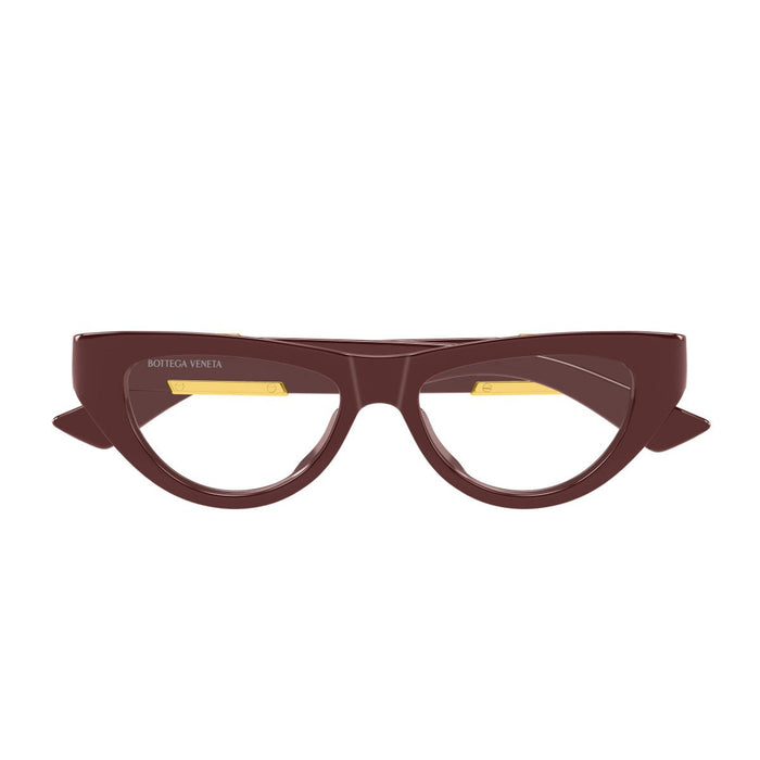 Bottega Veneta Bv1454o Linea Ribbon Burgundy Bio-inettato Optical Frames