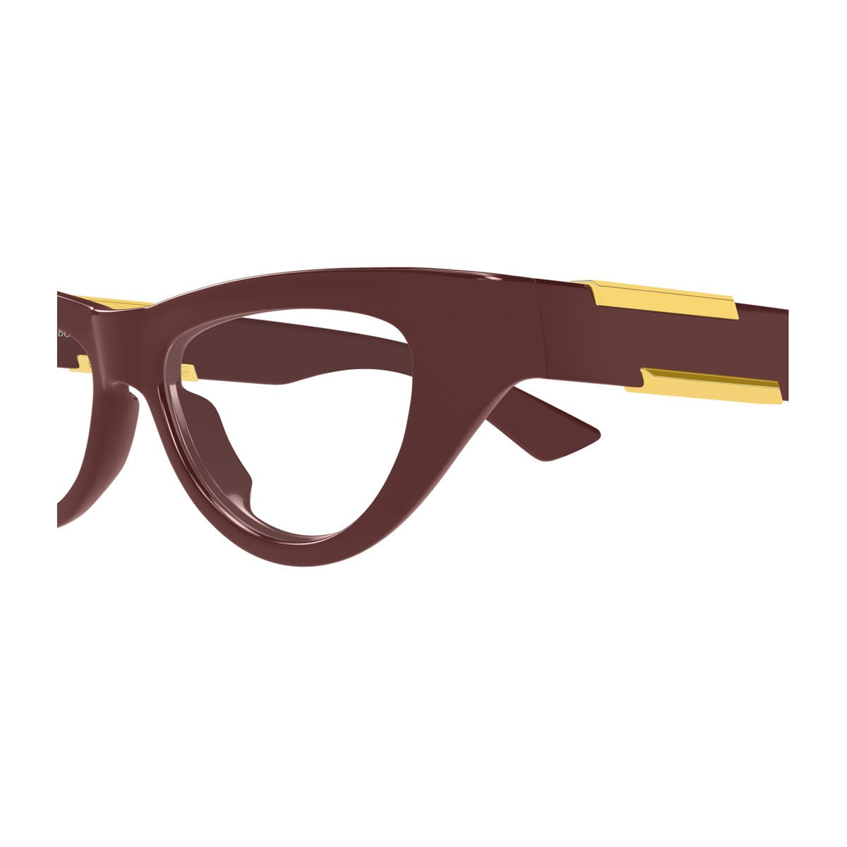 Bottega Veneta Bv1454o Linea Ribbon Burgundy Bio-inettato Optical Frames
