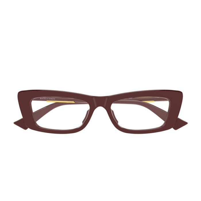 Bottega Veneta Bv1449o Linea Ribbon Burgundy Acetato Riciclato Optical Frames