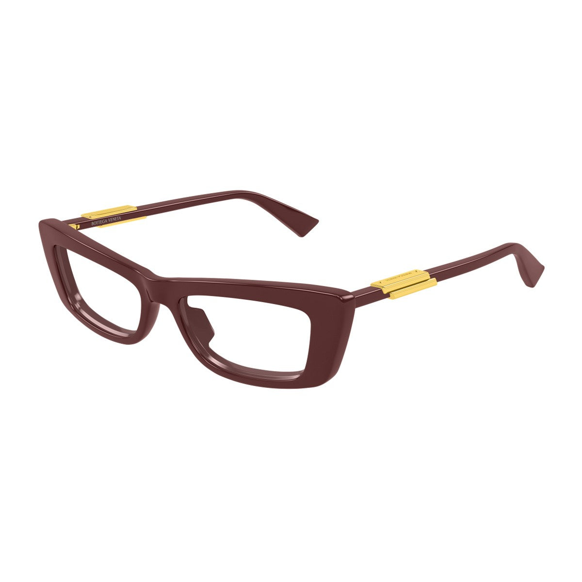 Bottega Veneta Bv1449o Linea Ribbon Burgundy Acetato Riciclato Optical Frames