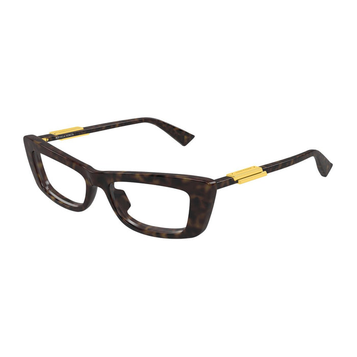 Bottega Veneta Bv1449o Linea Ribbon Havana Acetato Riciclato Optical Frames