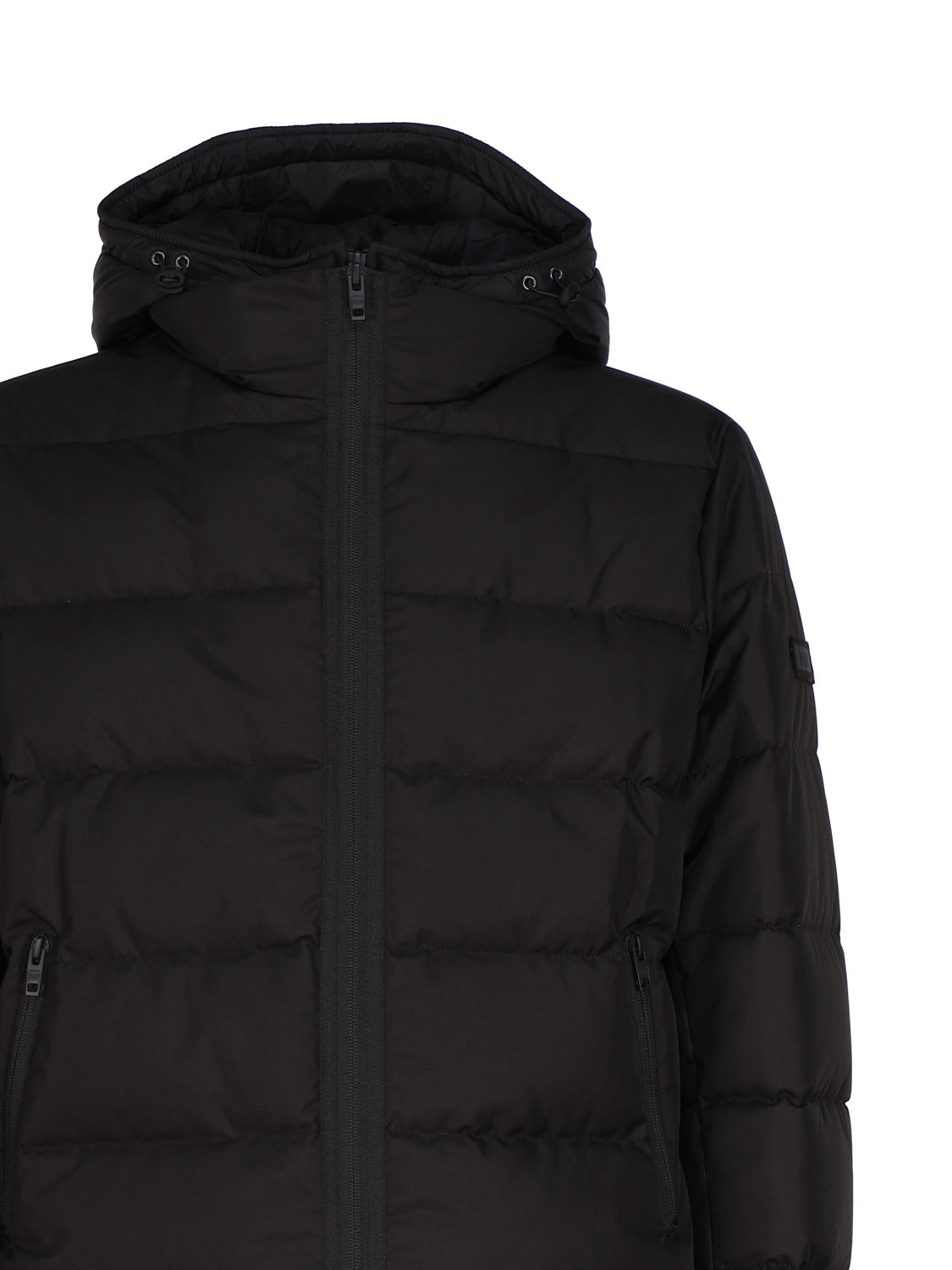 Fay Coats Black 100 % Polyamide