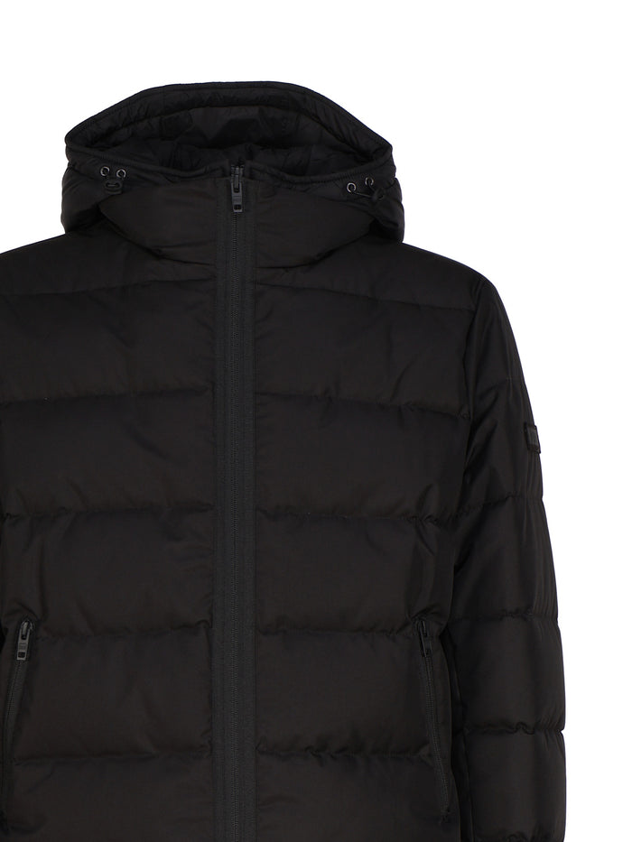 Fay Coats Black 100 % Polyamide