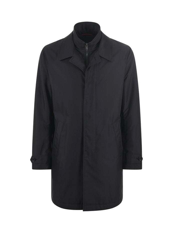 Fay Coats Black Nylon