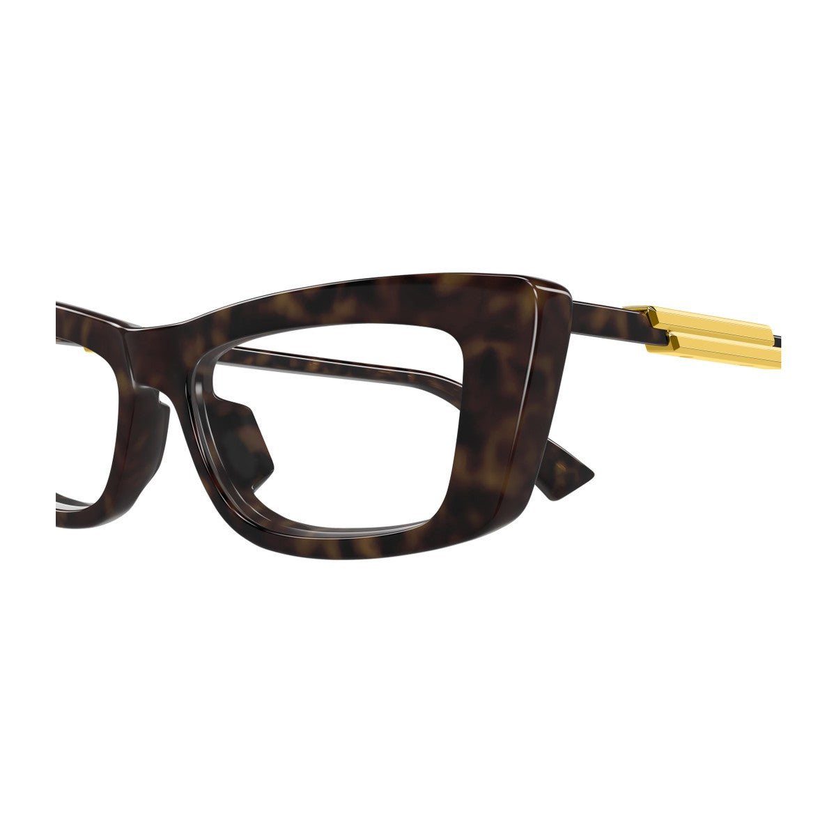 Bottega Veneta Bv1449o Linea Ribbon Havana Acetato Riciclato Optical Frames