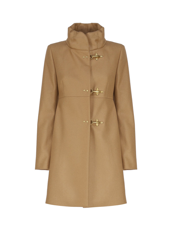 Fay Coats Honey Virgin Wool Polyamide