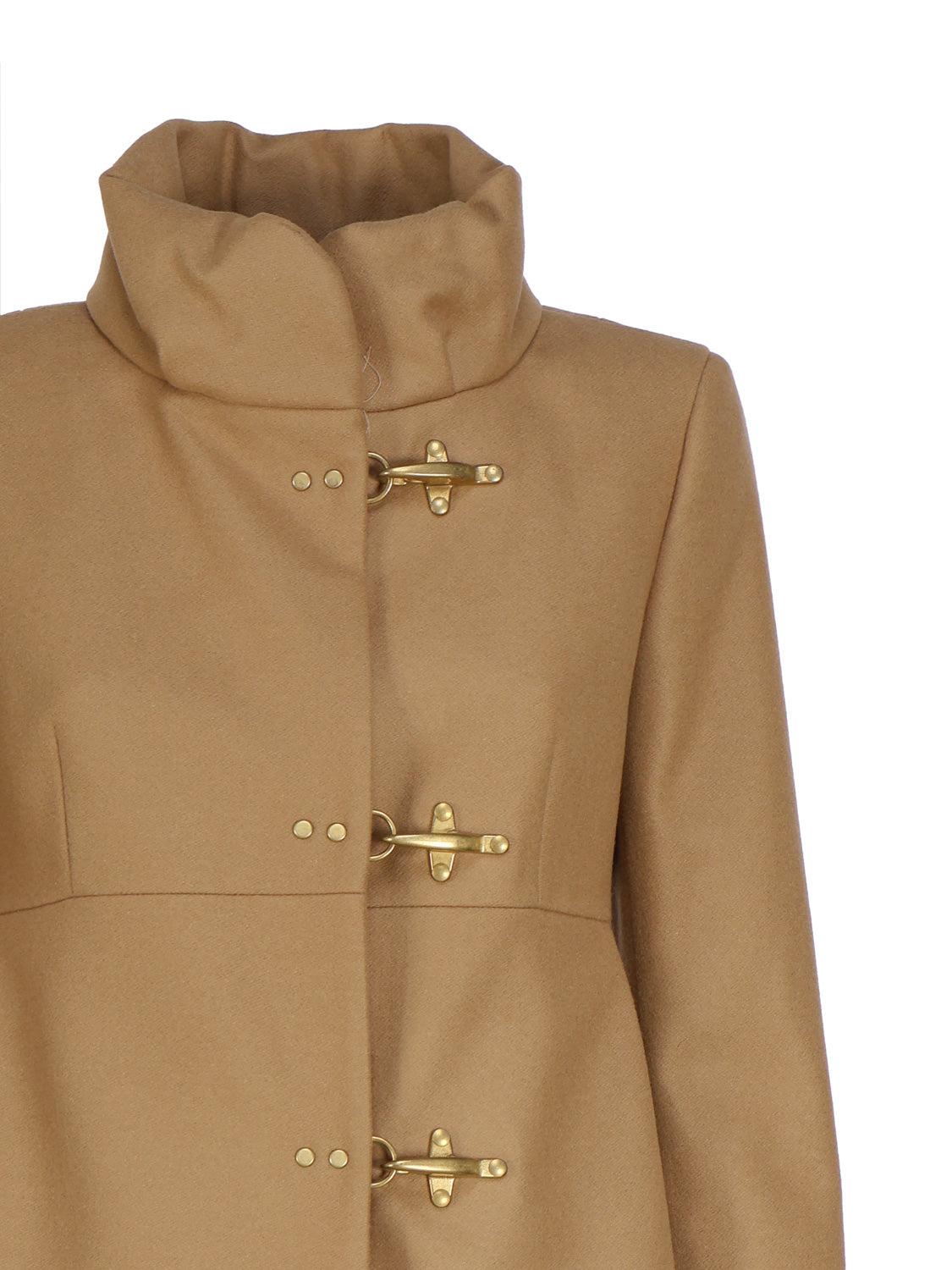 Fay Coats Honey Virgin Wool Polyamide