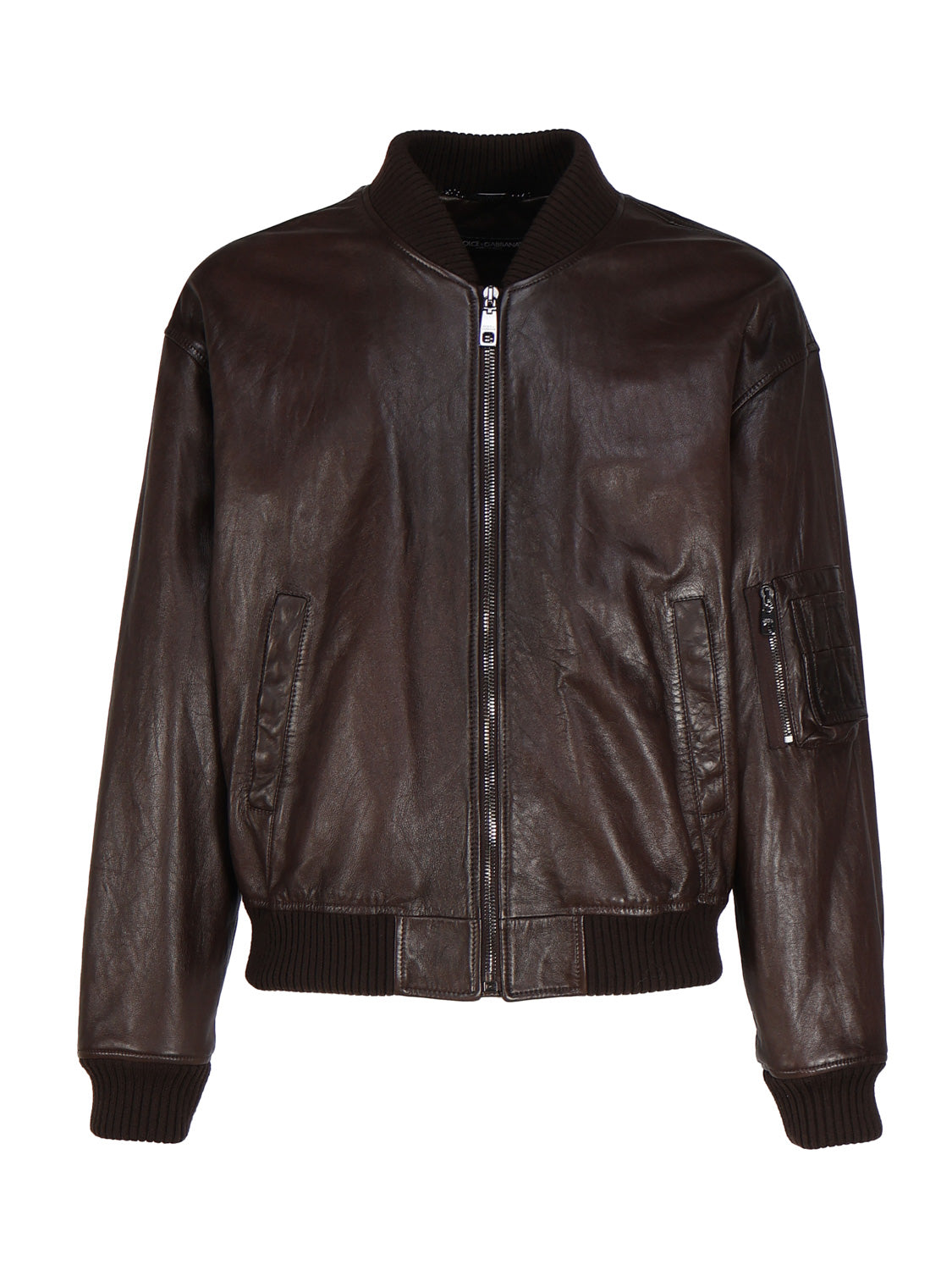 Dolce & Gabbana Coats Brown Lambskin