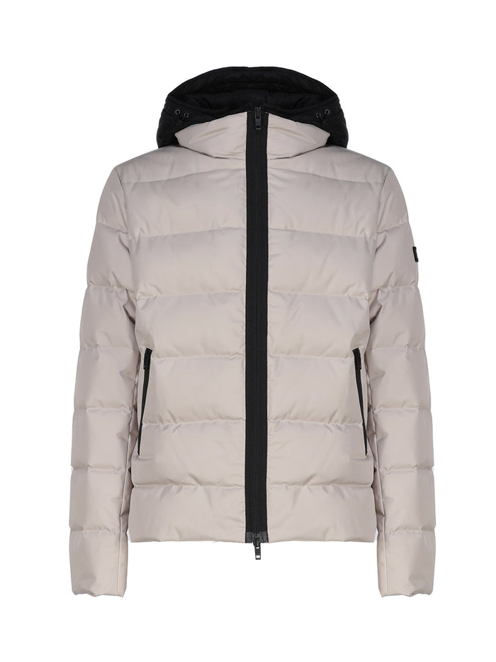 Fay Coats Cream, Black 100 % Polyamide