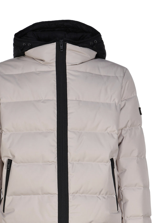 Fay Coats Cream, Black 100 % Polyamide