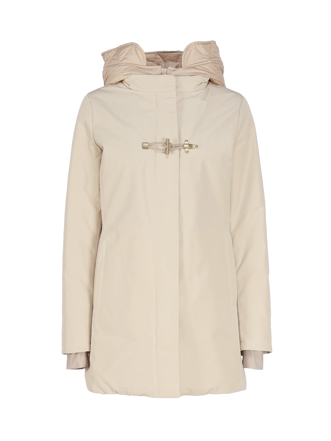 Fay Coats White Polyamide Cotton