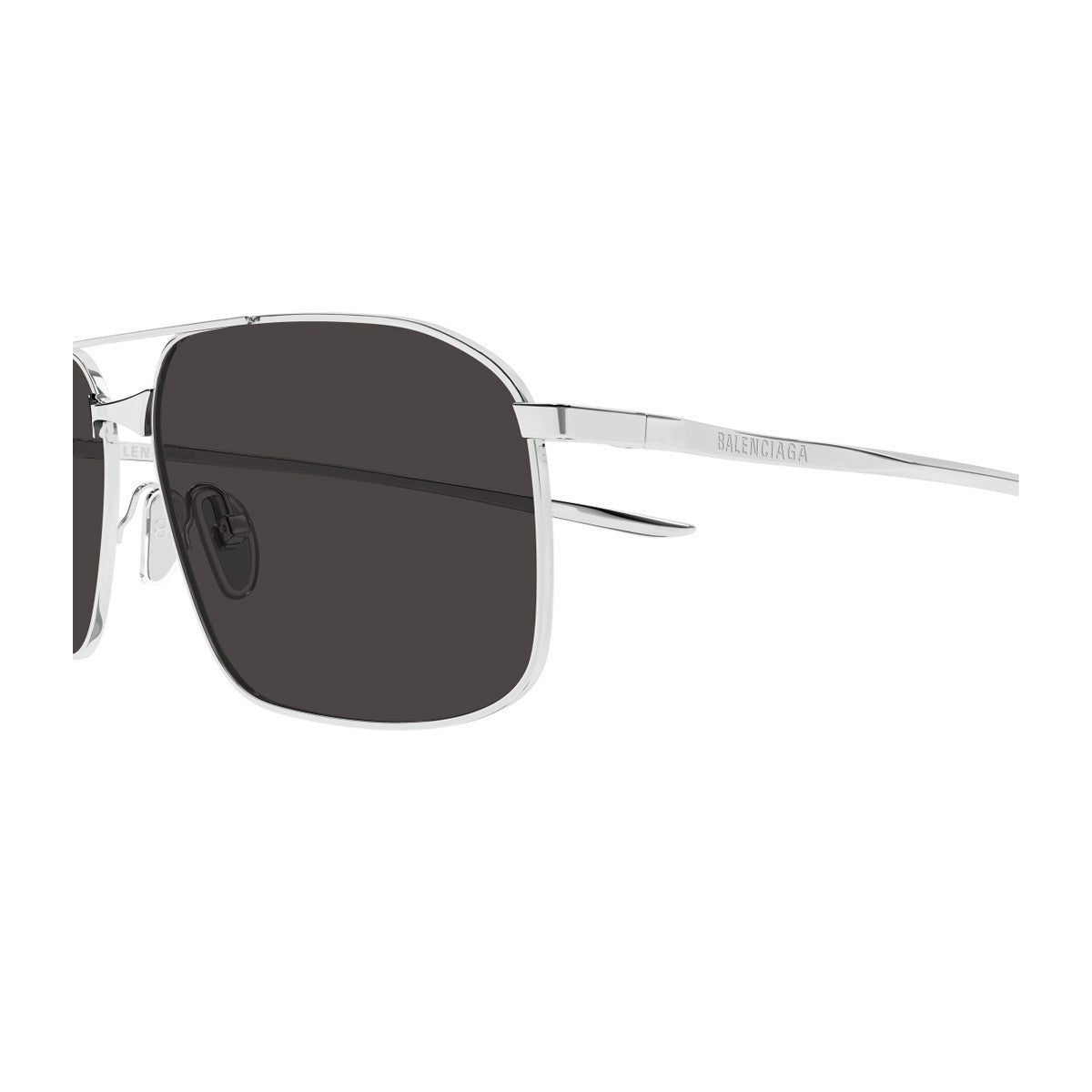 Balenciaga Bb0492s Linea Everyday Silver Metallo Sunglasses