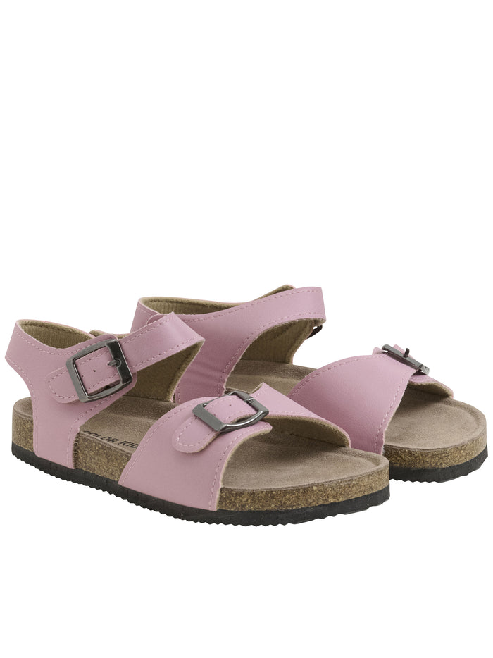 Sandals Velcro Straps Pink & Purple Calzature