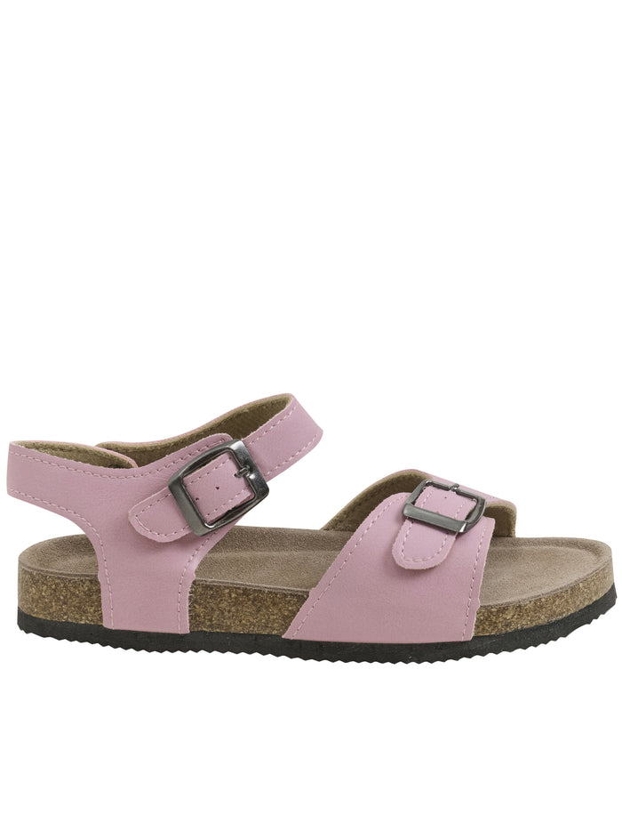 Sandals Velcro Straps Pink & Purple Calzature