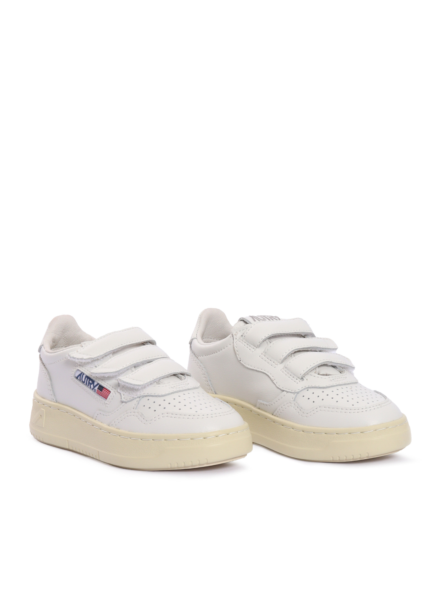 KIDSTRIPES LOW KID LEAT-FOUR WHT-WHT SNEAKERS White