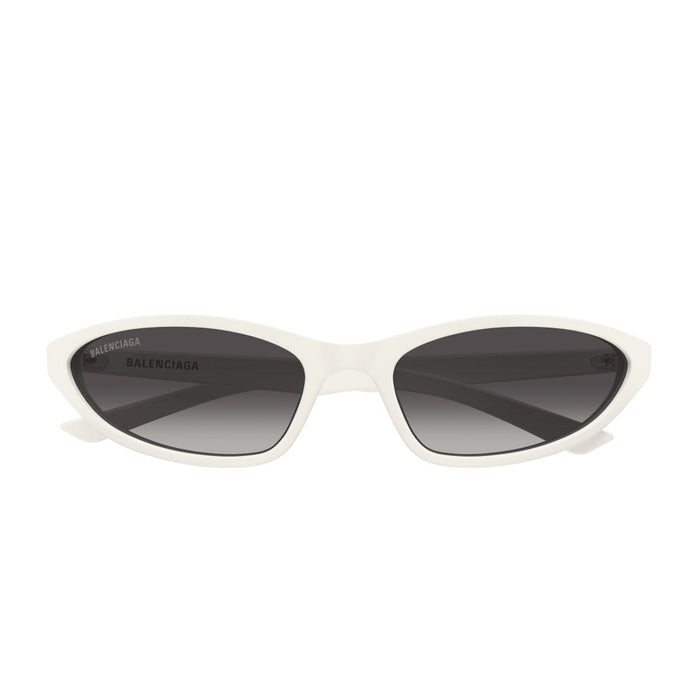 Balenciaga Bb0402s Linea Everyday White Acetato Riciclato Sunglasses