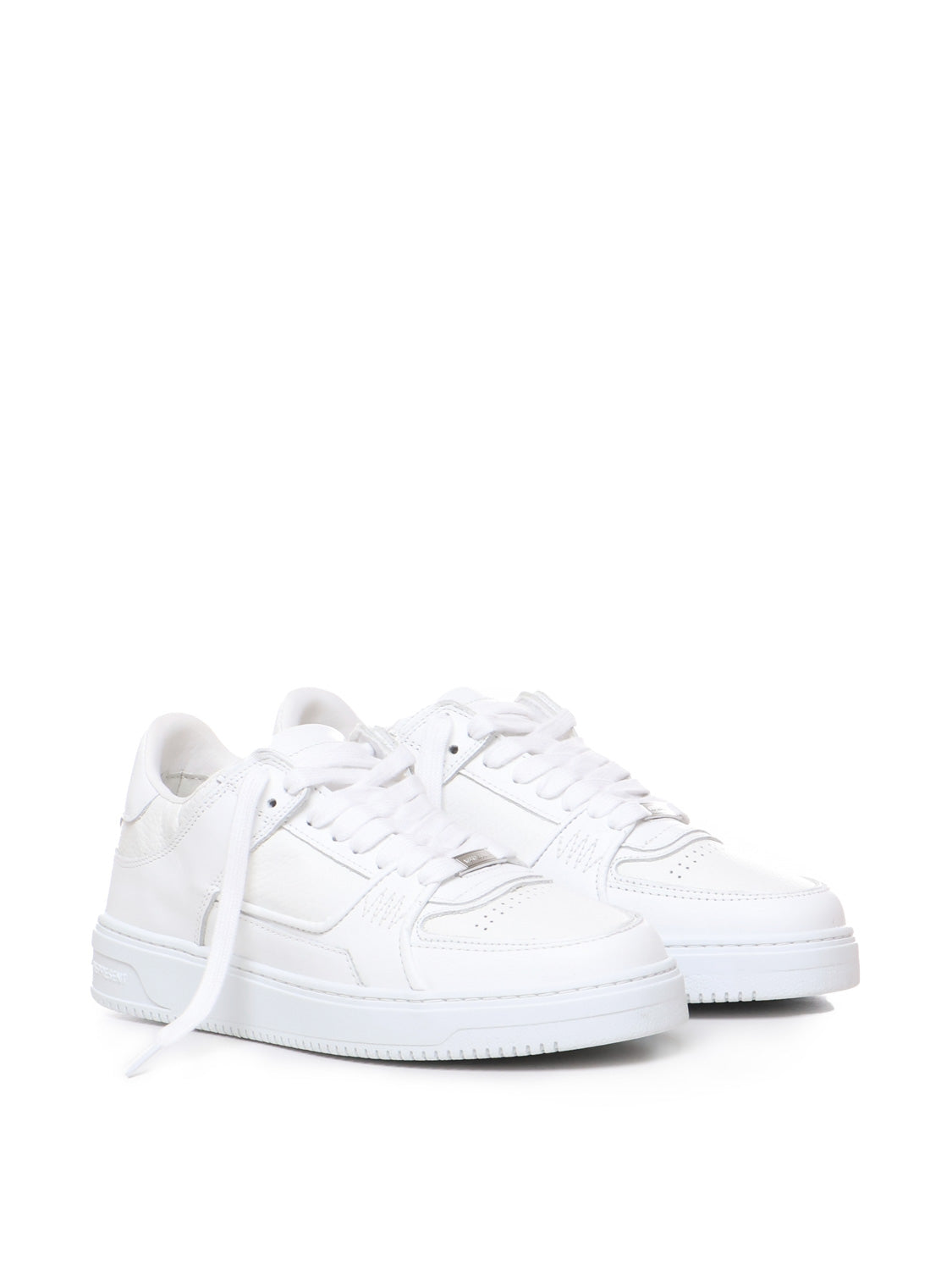 Represent Sneakers Flat White Nappa Leather