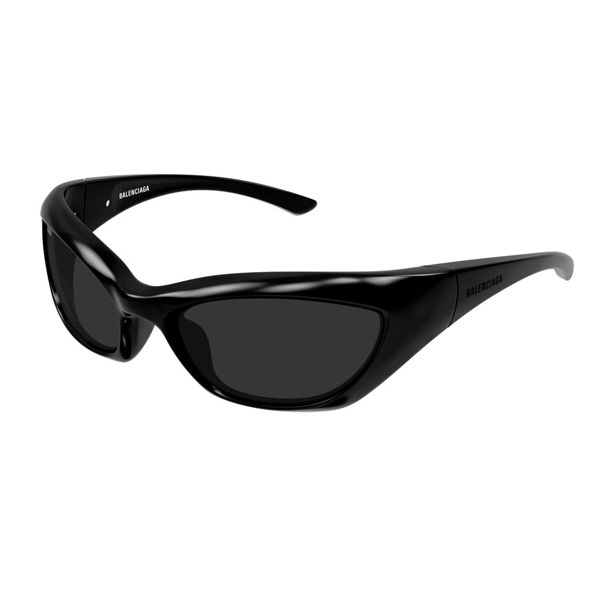 Balenciaga Bb0463s Linea Extreme Black Bio-inettato Sunglasses
