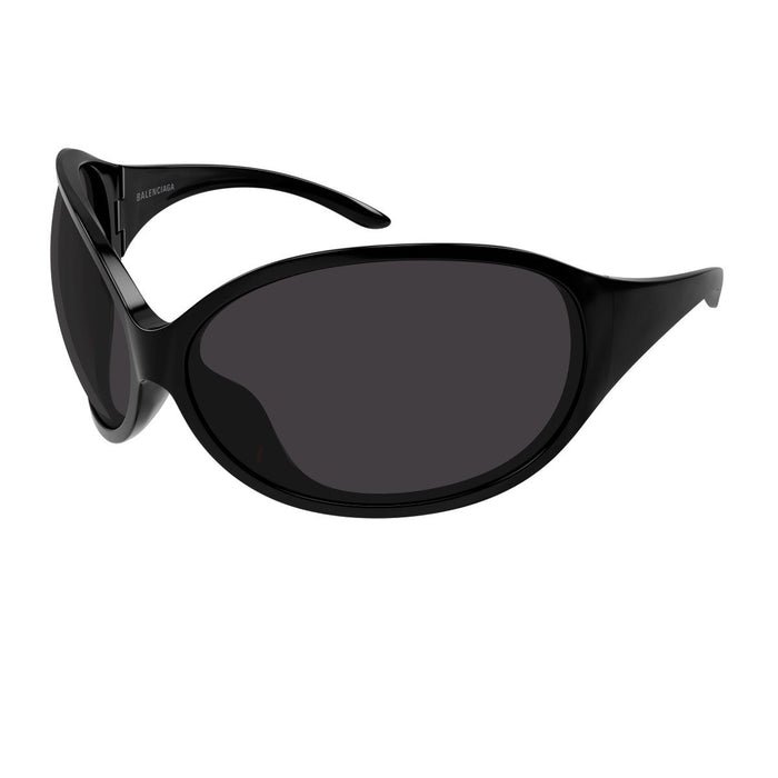 Balenciaga Bb0502s Linea Extreme Black Bio-inettato Sunglasses