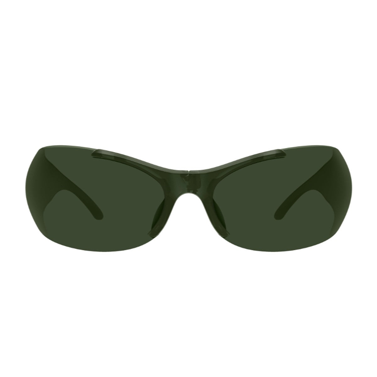 Balenciaga Bb0454s Linea Extreme Green Bio-inettato Sunglasses