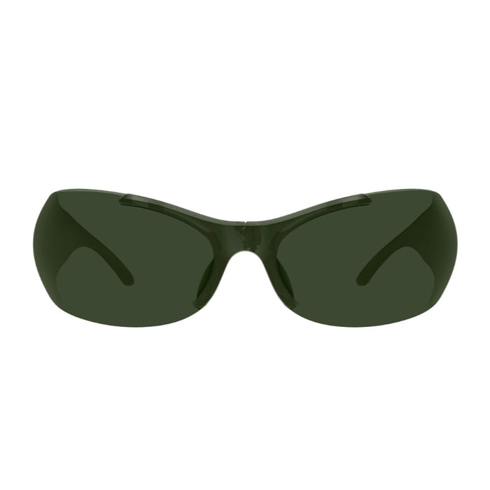 Balenciaga Bb0454s Linea Extreme Green Bio-inettato Sunglasses