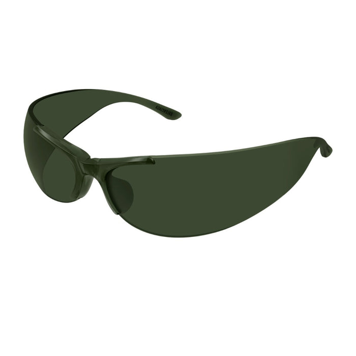 Balenciaga Bb0454s Linea Extreme Green Bio-inettato Sunglasses