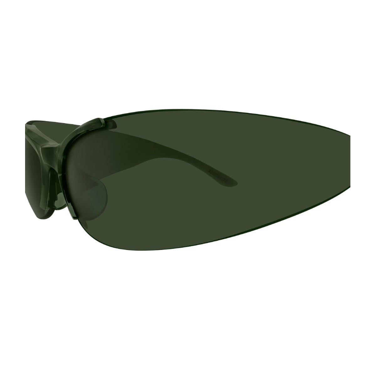 Balenciaga Bb0454s Linea Extreme Green Bio-inettato Sunglasses