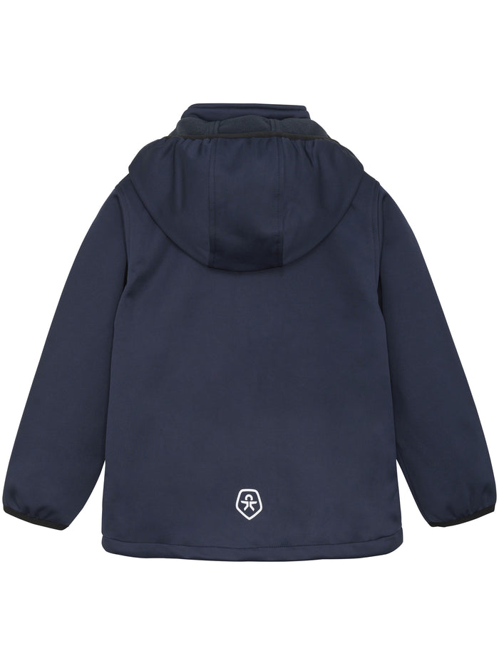 Softshell Fleece Blue Giacca