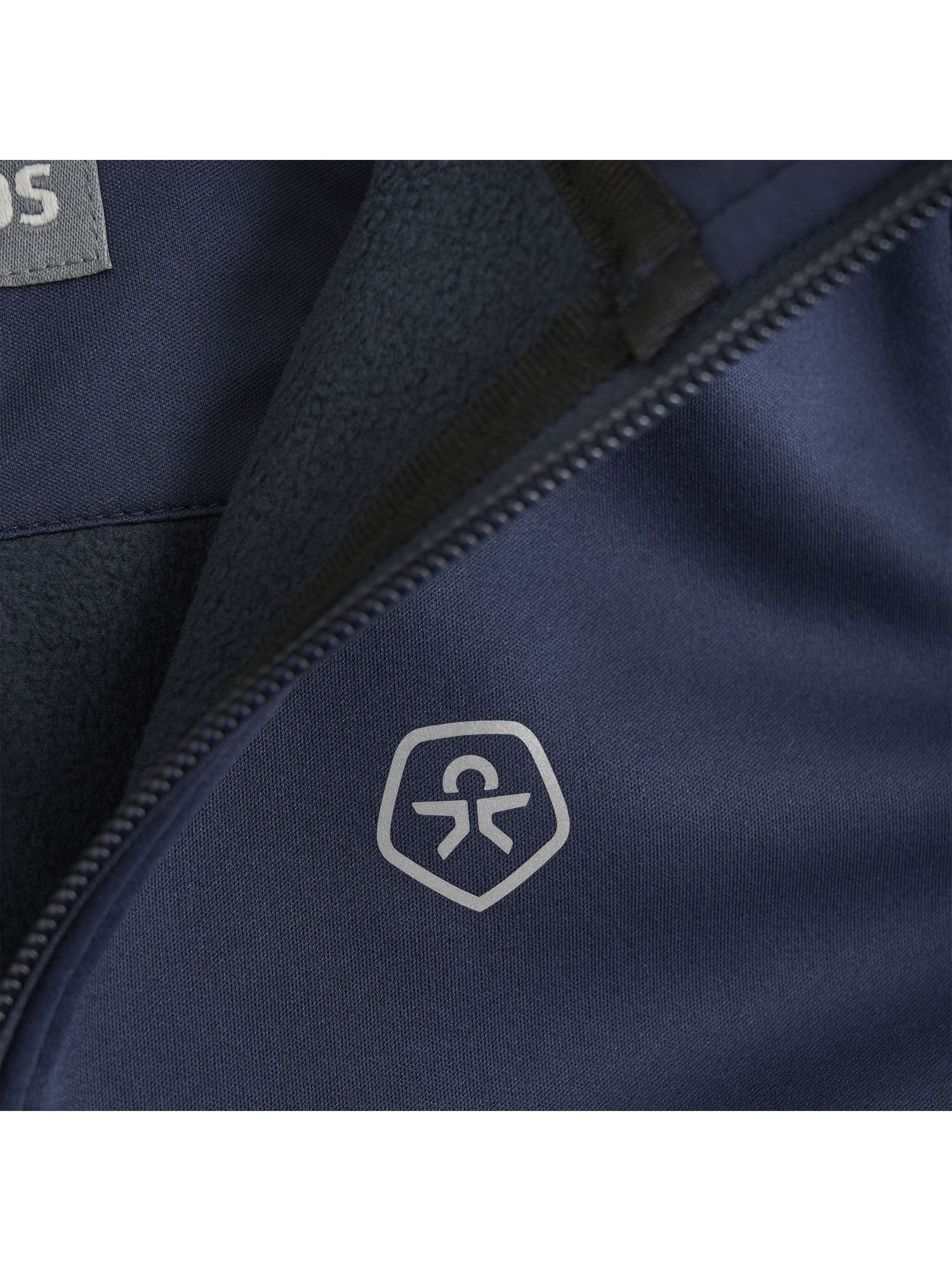 Softshell Fleece Blue Giacca