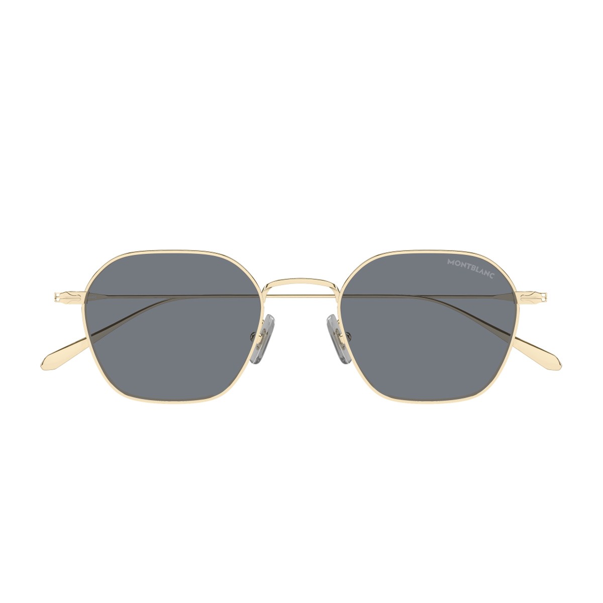 Montblanc Mb0472s Linea Nib Gold Metallo Sunglasses
