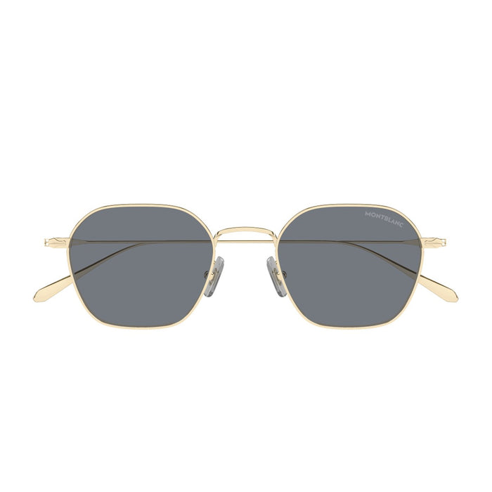Montblanc Mb0472s Linea Nib Gold Metallo Sunglasses