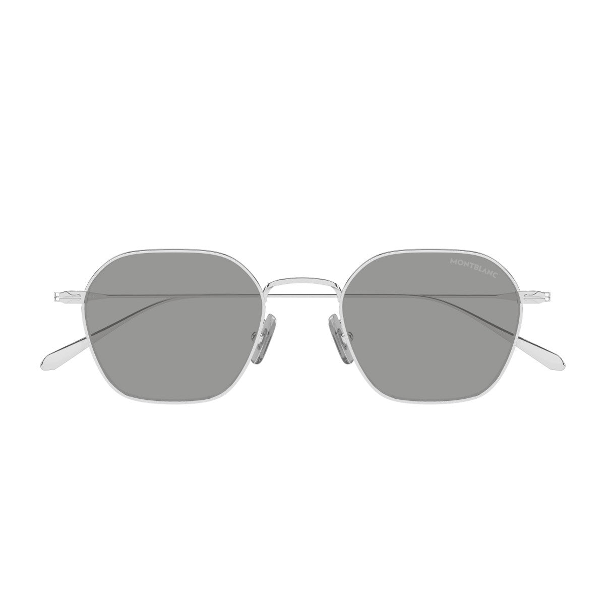 Montblanc Mb0472s Linea Nib Silver Metallo Sunglasses