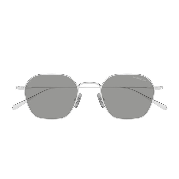 Montblanc Mb0472s Linea Nib Silver Metallo Sunglasses