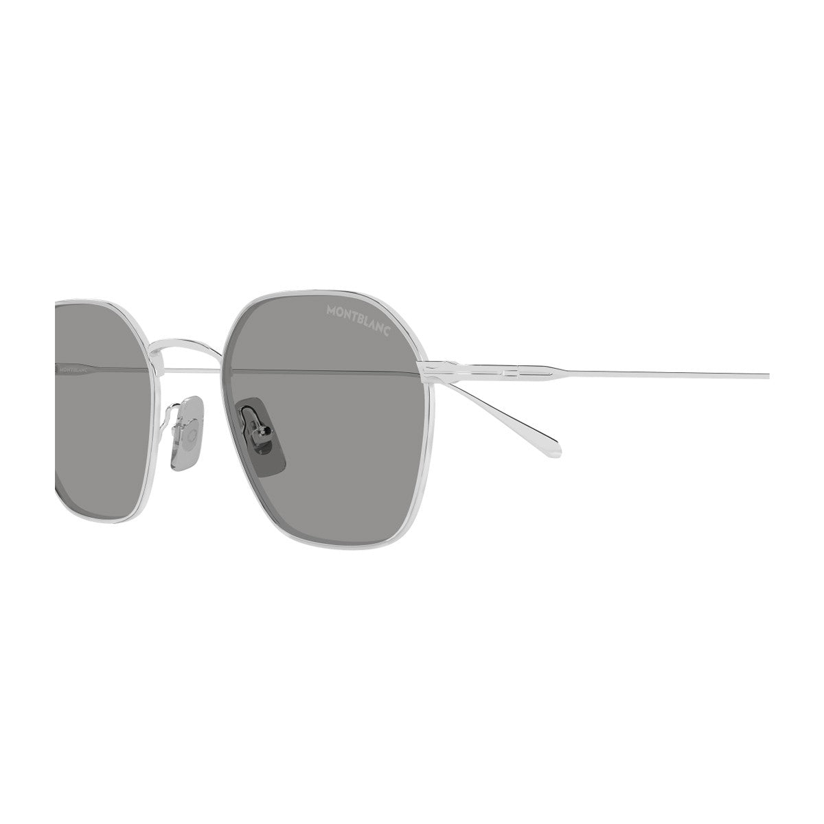 Montblanc Mb0472s Linea Nib Silver Metallo Sunglasses