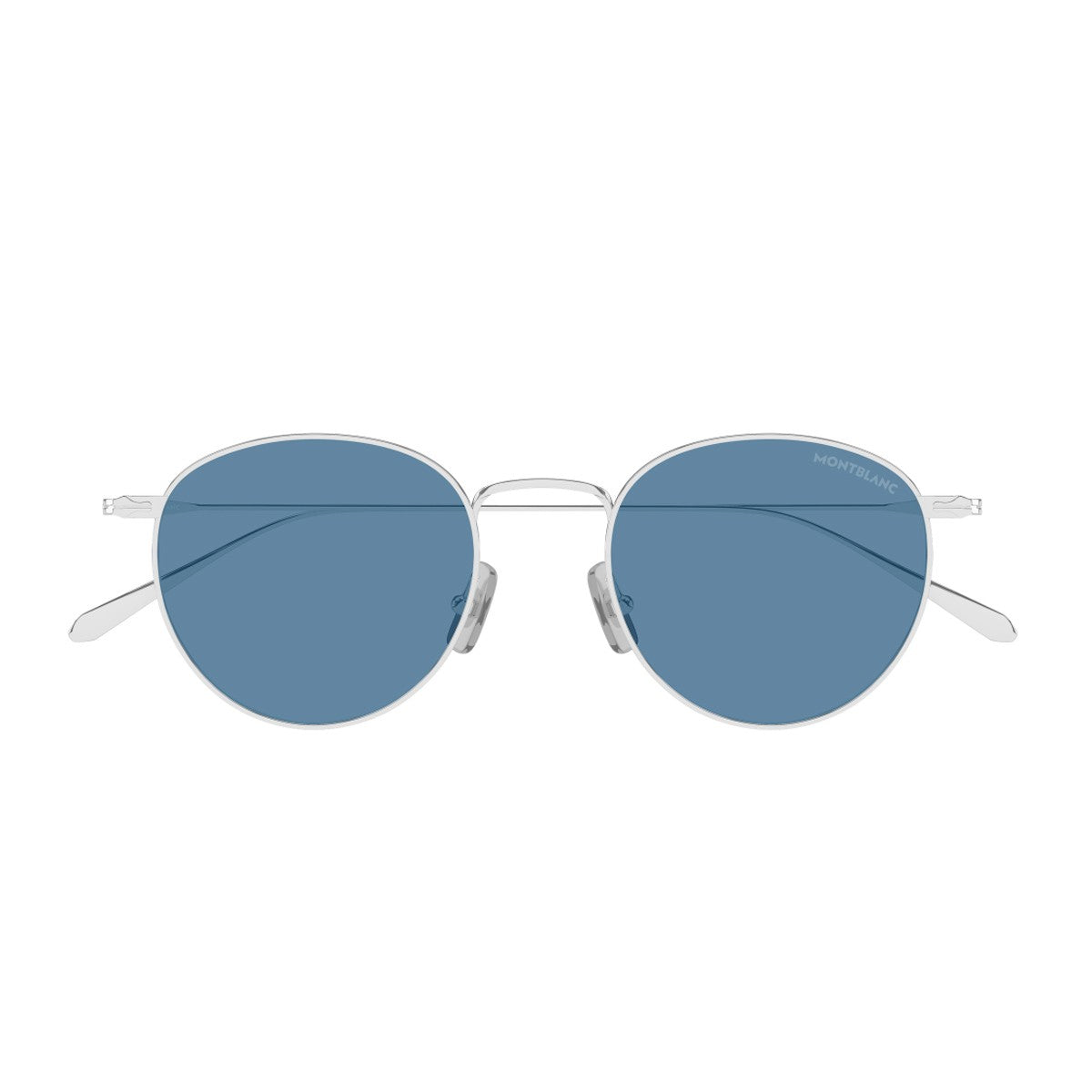 Montblanc Mb0473s Linea Nib Silver / Blue Metallo Eyewear