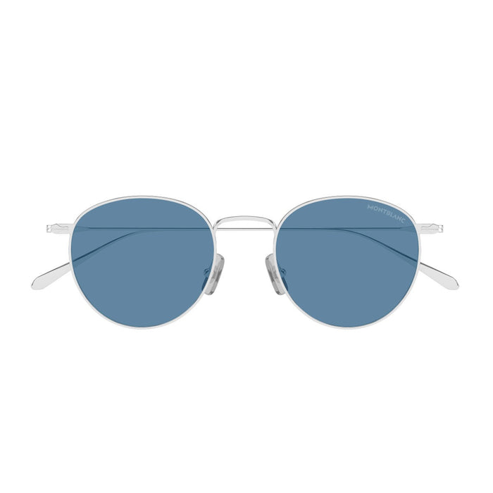 Montblanc Mb0473s Linea Nib Silver / Blue Metallo Eyewear
