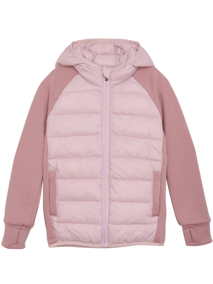 Hybrid Fllece Jacket Pink & Purple Giacca