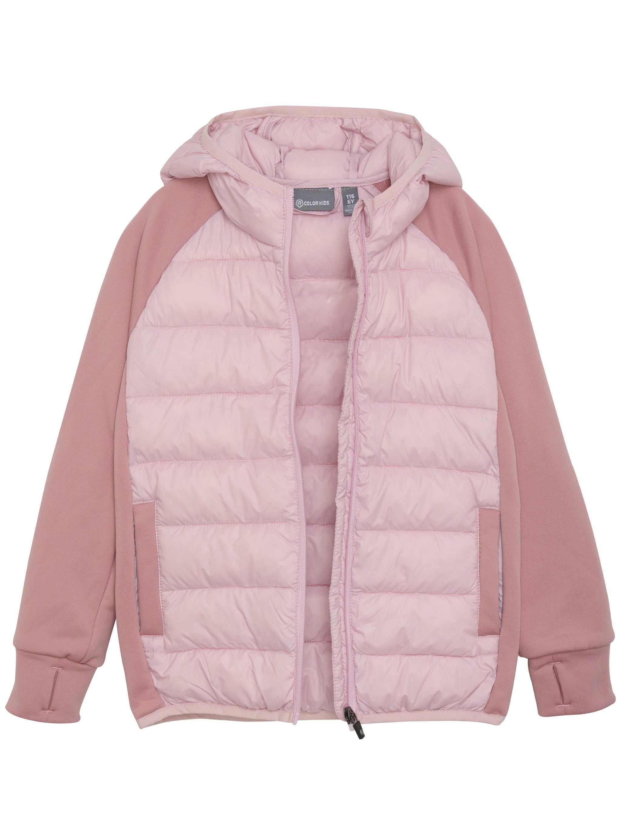 Hybrid Fllece Jacket Pink & Purple Giacca