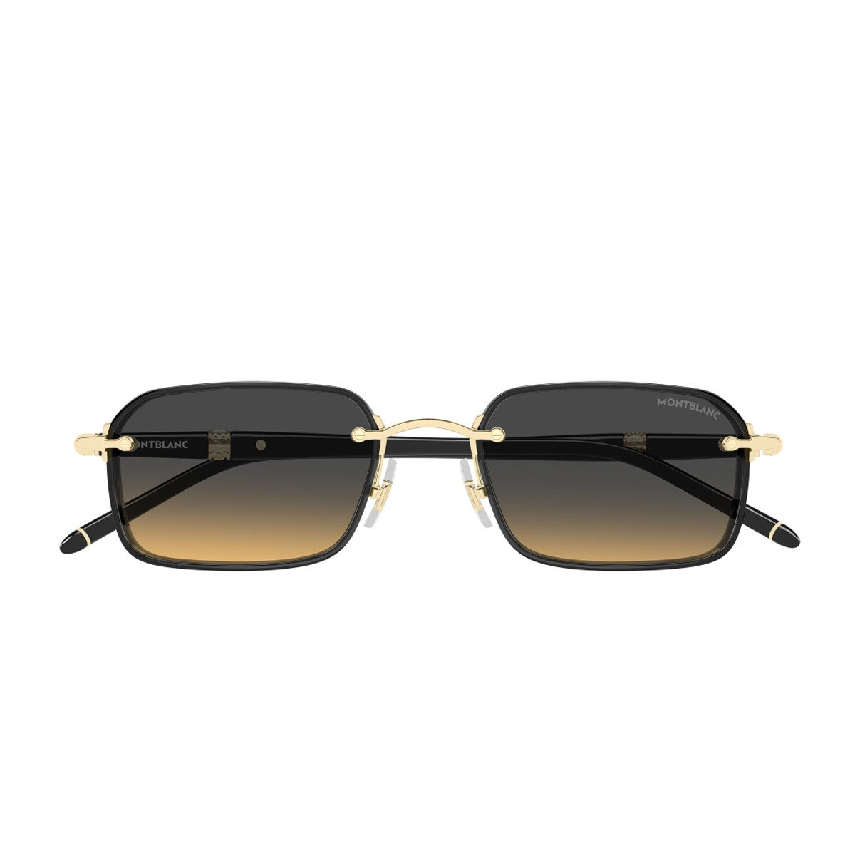 Montblanc Mb0483s Linea Meisterstück Gold Metallo/iniettato Sunglasses