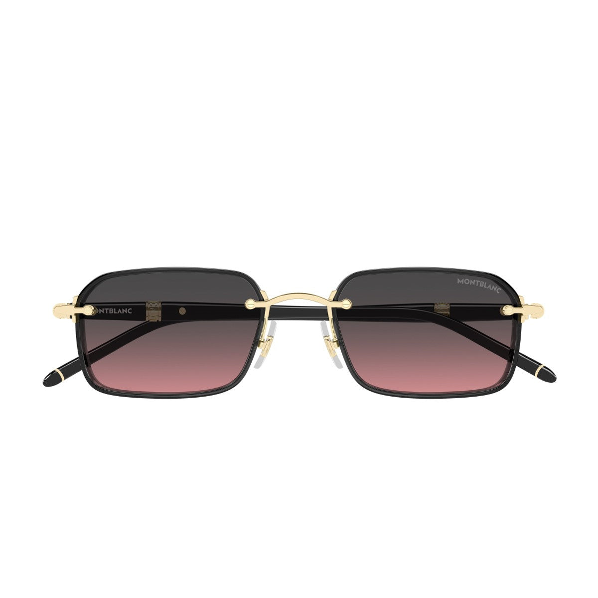 Montblanc Mb0483s Linea Meisterstück Gold Metallo/iniettato Sunglasses