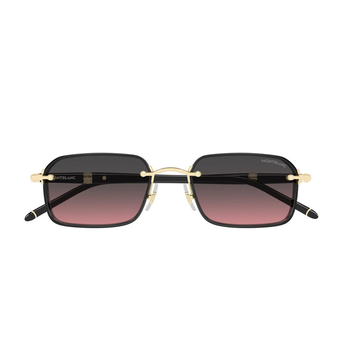 Montblanc Mb0483s Linea Meisterstück Gold Metallo/iniettato Sunglasses