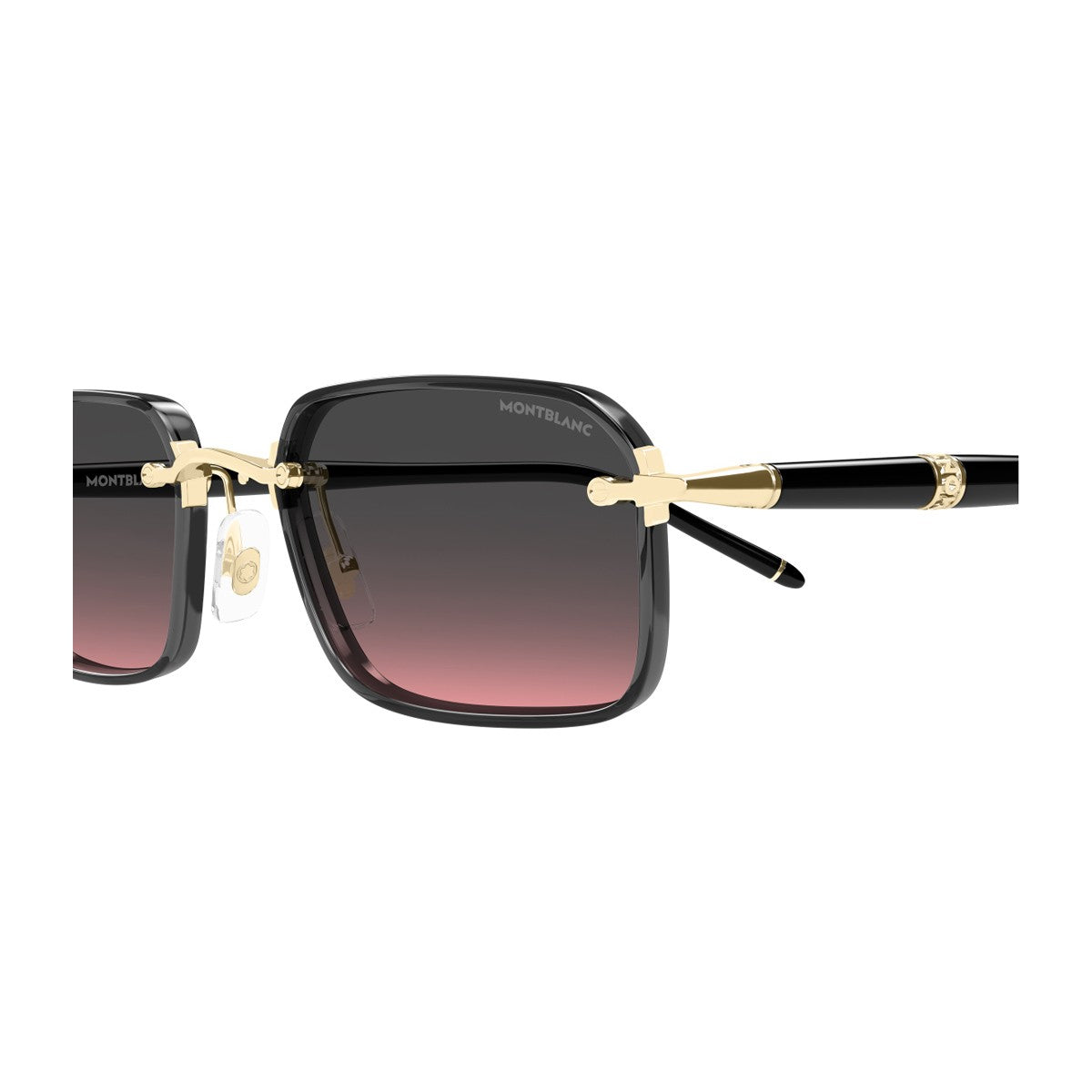 Montblanc Mb0483s Linea Meisterstück Gold Metallo/iniettato Sunglasses
