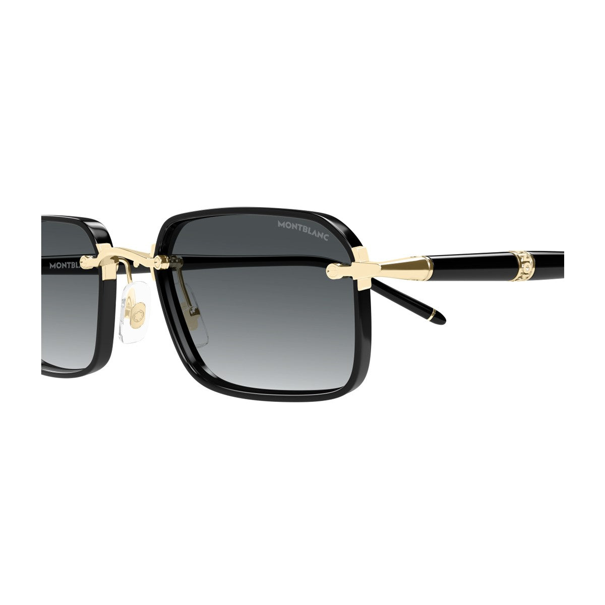 Montblanc Mb0483s Linea Meisterstück Gold Metallo/iniettato Sunglasses