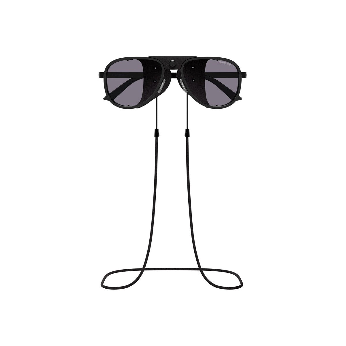 Montblanc Mb0455s Linea Extreme Black Matte Metallo/ Pelle Sunglasses