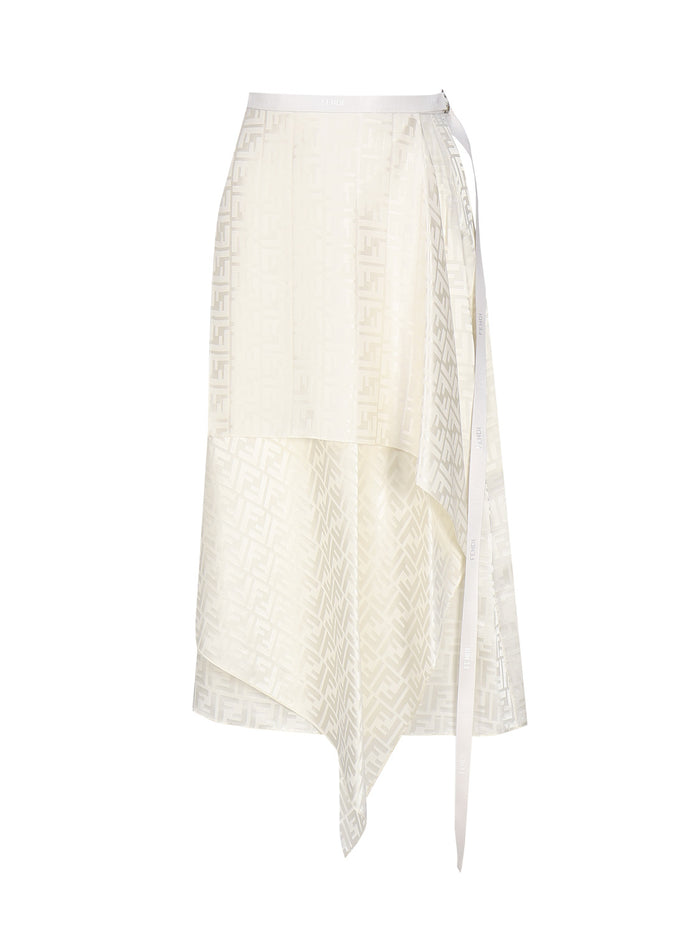 Fendi Skirts Penelope-panna Silk