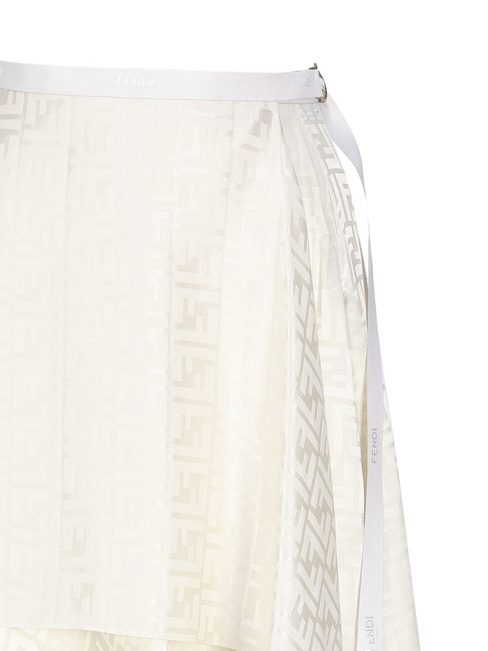 Fendi Skirts Penelope-panna Silk