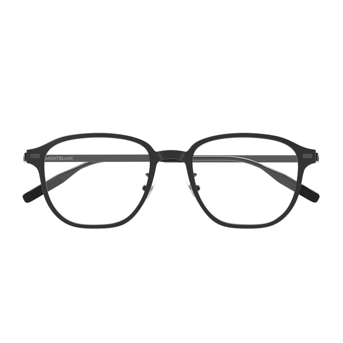 Montblanc Mb0466oa Linea Snowcap Black Metallo/iniettato Optical Frames