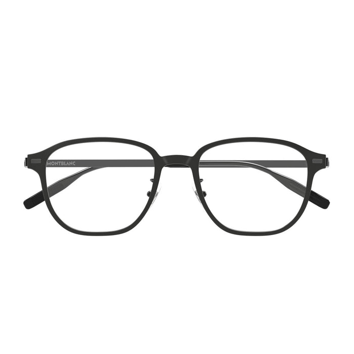 Montblanc Mb0466oa Linea Snowcap Black Metallo/iniettato Optical Frames